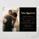 Search for real gold foil wedding invitations Black and gold