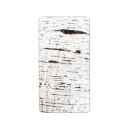 Search for birch bark return address labels Wood