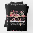 Search for flamingo christmas wrapping paper Matching
