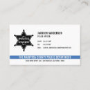 Search for sheriff business cards Police officer