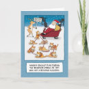 Search for cats in sleigh cards Humour