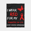 Search for daughter in law blankets Support heart disease