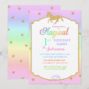 Search for rainbow glitter invitations Stars