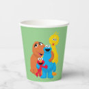 Search for cookie monster sesame street paper cups Children learning show