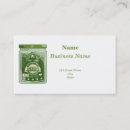 Search for preservation business cards Green