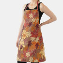 Search for red leaf aprons Autumn leaves