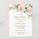 Search for blush sweet 16 invitations Botanical