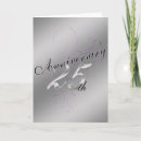 Search for twenty five year anniversary cards Silver
