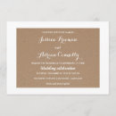 Search for brown kraft paper wedding invitations Chic