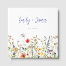 Search for wildflowers wedding guest books Floral