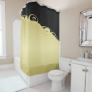 Search for luxury gold shower curtains Elegant