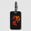 Search for dragon luggage tags Flames