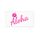 Search for tropical design return address labels Hawaii