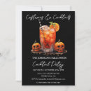 Search for costumes and cocktails halloween invitations Watercolor