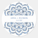 Search for blue metallic stickers Floral