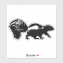 Search for funny skunk stickers Nature