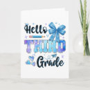 Search for 1st grade teacher cards First day of school