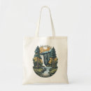Search for adventure awaits tote bags Wanderlust