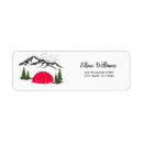 Search for camping return address labels Campfire