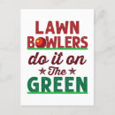 Search for bowlers postcards Lawn