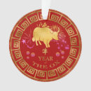 Search for year of the ox christmas tree decorations Chinese new year