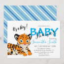 Search for black tiger invitations Black and white