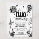 Search for one rocks 1st birthday invitations Electric guitar