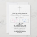 Search for twins first communion invitations Cross