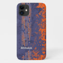 Search for navy blue and orange iphone cases Pattern