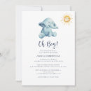 Search for watercolor elephant baby shower invitations Modern