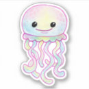 Search for kawaii jellyfish stickers Whimsical