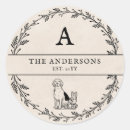 Search for cat monogram stickers Minimalist