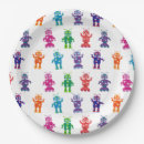 Search for robot paper plates Kids