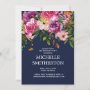Search for blue and purple birthday invitations Elegant