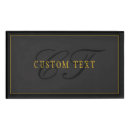 Search for black and gold name tags Minimalistic