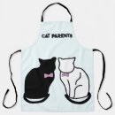 Search for cat daddy aprons Black and white cat