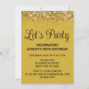 Search for bling birthday invitations For her