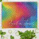 Search for geometry tea towels Rainbow