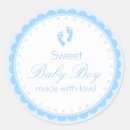 Search for blue baby boy footprints stickers Shower
