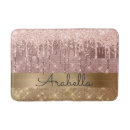 Search for glitter bath mats Rose gold glitter