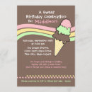 Search for ice cream cone invitations Chocolate