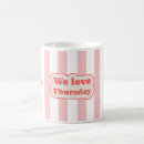 Search for thursday mugs Typography