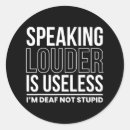 Search for useless stickers Deaf