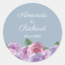 Search for purple blue wedding stickers Rustic