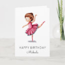 Search for for dancing girl birthday cards For her