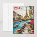 Search for french decor postcards Eiffel tower