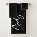 Search for black bath towels Minimalistic
