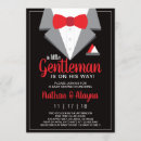Search for tuxedo baby shower invitations Little man