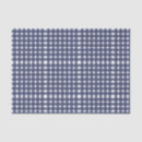 Search for blue gingham tissue paper Vintage