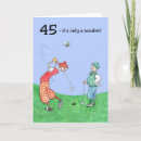 Search for funny 45th birthday cards Cartoon